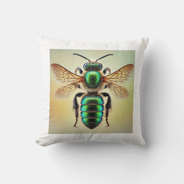 Coussin Sweat bee 210924IREF250 - Watercolor (Recto)