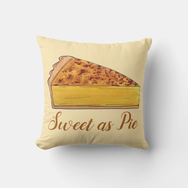 Coussin Sweet as Pie Virginia Chess Sud Dessert (Recto)