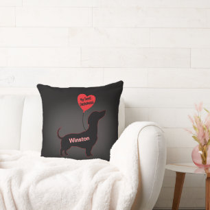 Coussin Sweet Dachshund : Balloon cardiaque
