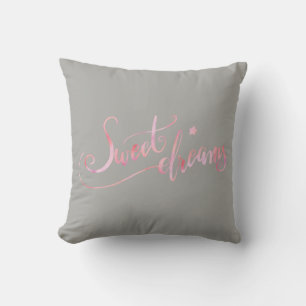 Coussin Sweet Dreams rose Grey