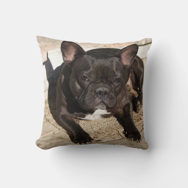 Coussin Sweet Grouchy French Bulldog (Recto)