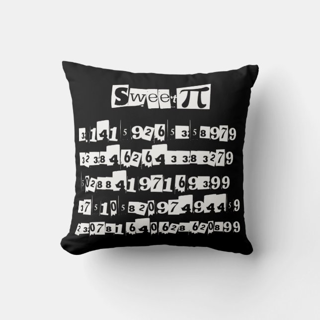 Coussin Sweet Pi (Recto)