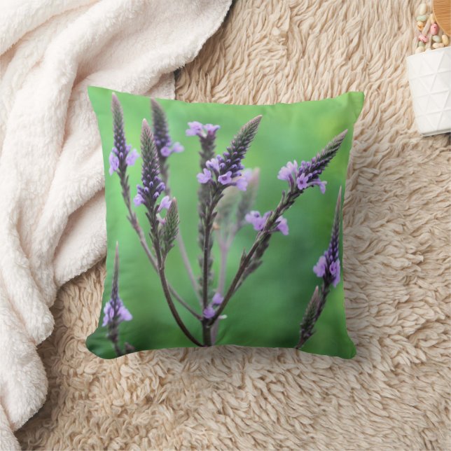 Coussin Sweet Purple Vervain Flower   (Couverture)