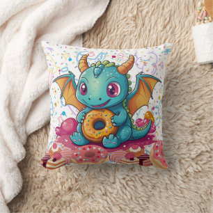 Coussin Sweet Tooth Dragon gros imprimé