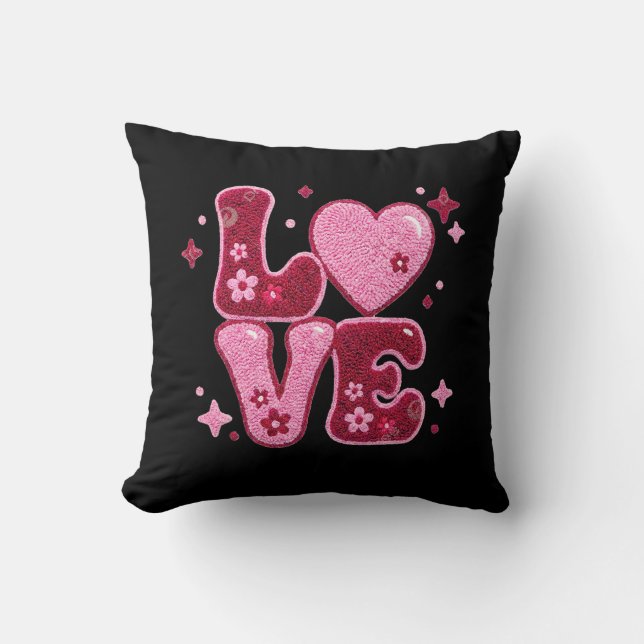 Coussin SweetStitch Love  (Recto)