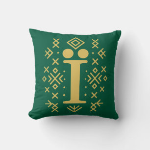 Coussin Symbole Ї dans le motif folklorique ukrainien - Pa