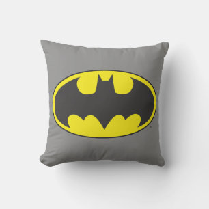 Coussin Symbole Batman   Logo Oval de chauve-souris