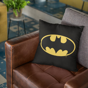 Coussin Symbole Batman   Logo ovale