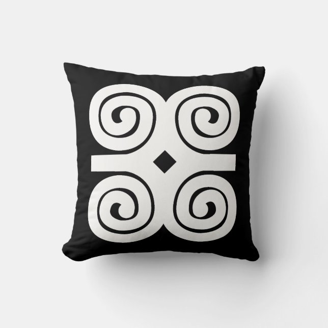 Coussin Symbole blanc de Dwennimmen Strength|Humility (Recto)