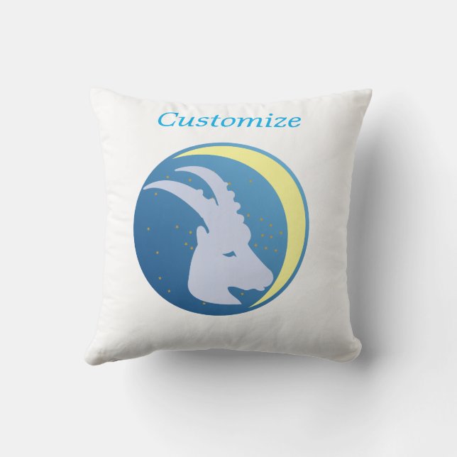 Coussin Symbole Capricorne Thunder_Cove (Verso)