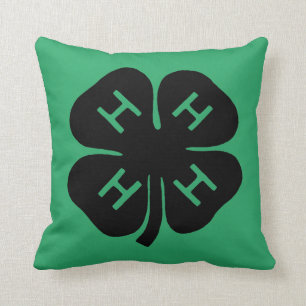 Coussin Symbole : club 4-H