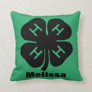 Coussin Symbole : club 4-H