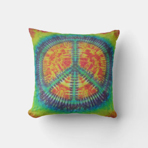 Coussin SYMBOLE cool DE LA PAIX Tie Dye American MoJo Cous