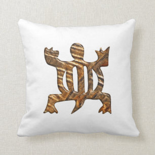 Coussin Symbole d'Adinkra d'Africain de l'adaptabilité