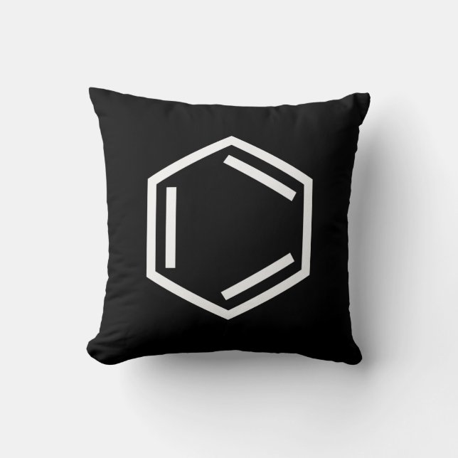 COUSSIN SYMBOLE D'ANNEAU BENZENE (Recto)