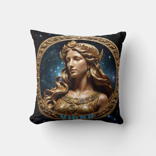 Coussin Symbole d'astrologie virologique (Recto)