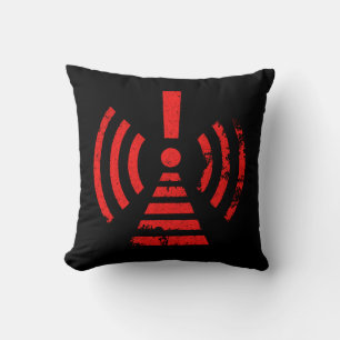Coussin Symbole d'avertissement de rétention d'énergie rét