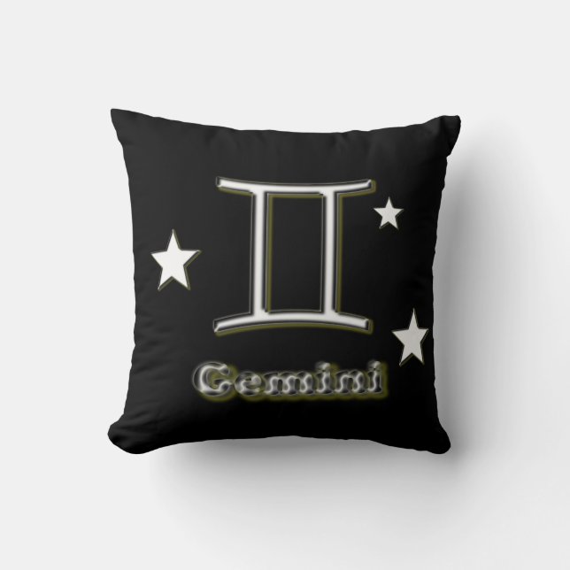 Coussin Symbole de Gemini (Recto)