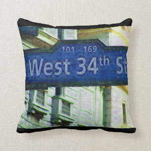 Coussin SYMBOLE DE LA 34E RUE NYC West