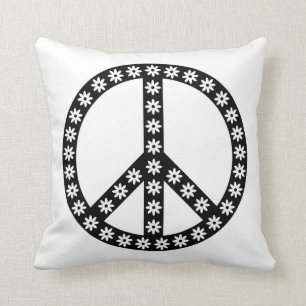 Coussin Symbole de la paix de Daisy