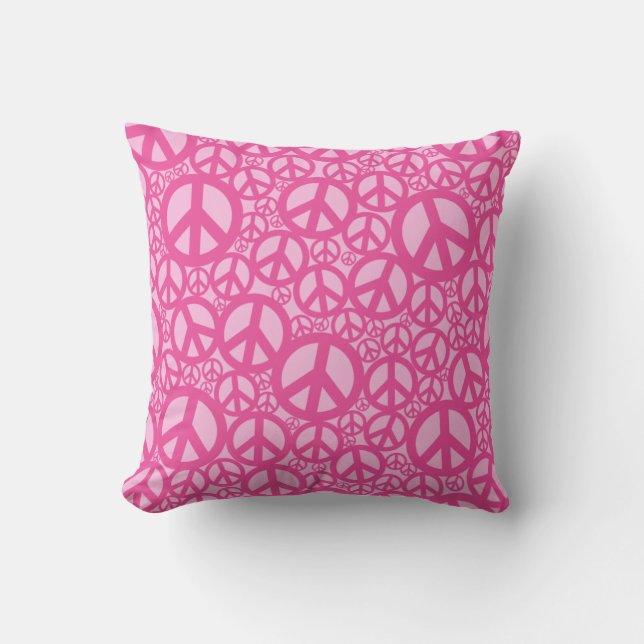 Coussin SYMBOLE DE LA PAIX Motif Rose (Recto)