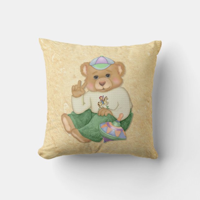Coussin SYMBOLE DE LA PAIX Teddy Bear (Recto)