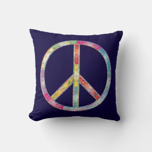 Coussin SYMBOLE DE PAIX Coloré