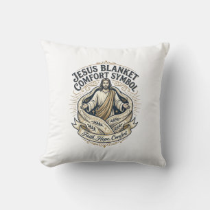 Coussin Symbole de réconfort de Jésus couverture de réconf