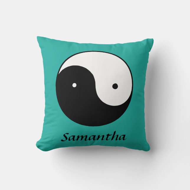 Coussin Symbole de Yin Yang (Recto)