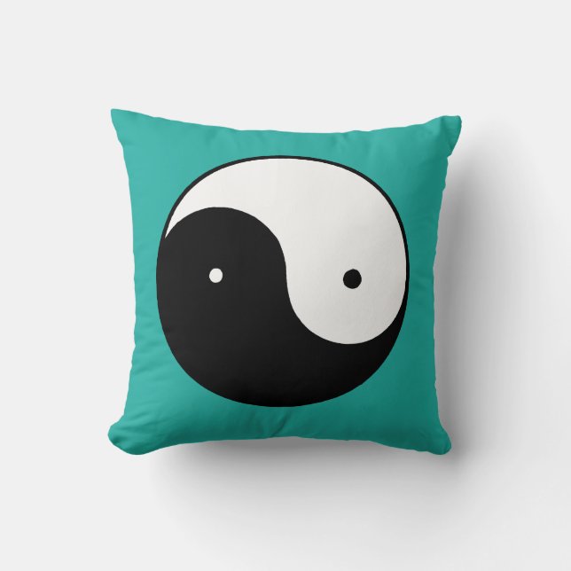 Coussin Symbole de Yin Yang (Recto)