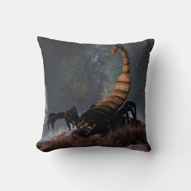 Coussin Symbole de zodiaque de Scorpion (Recto)