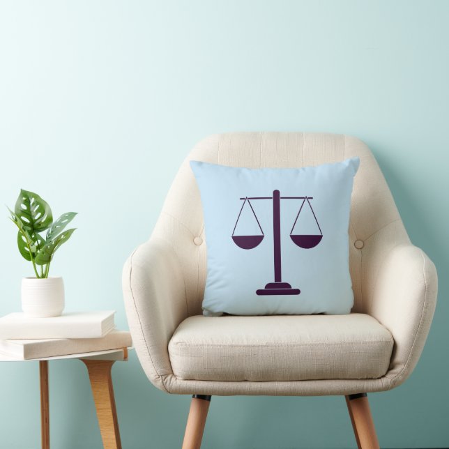Coussin Symbole des services juridiques de la balance de l (Chaise)