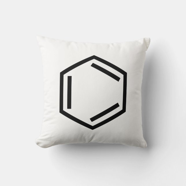 COUSSIN SYMBOLE DU CYCLE DE BENZÈNE (Recto)