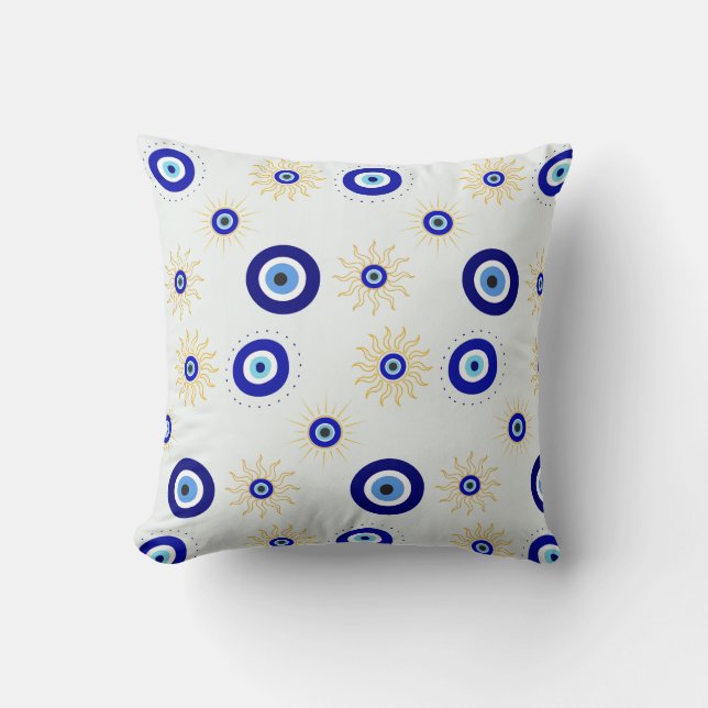 Coussin Symbole du mauvais œil (Recto)
