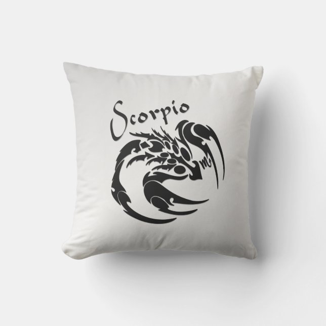 Coussin Symbole et signe du zodiaque Scorpion (Recto)