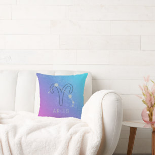 Coussin SYMBOLE Étoile Zodiaque Aries Horoscope Constellat