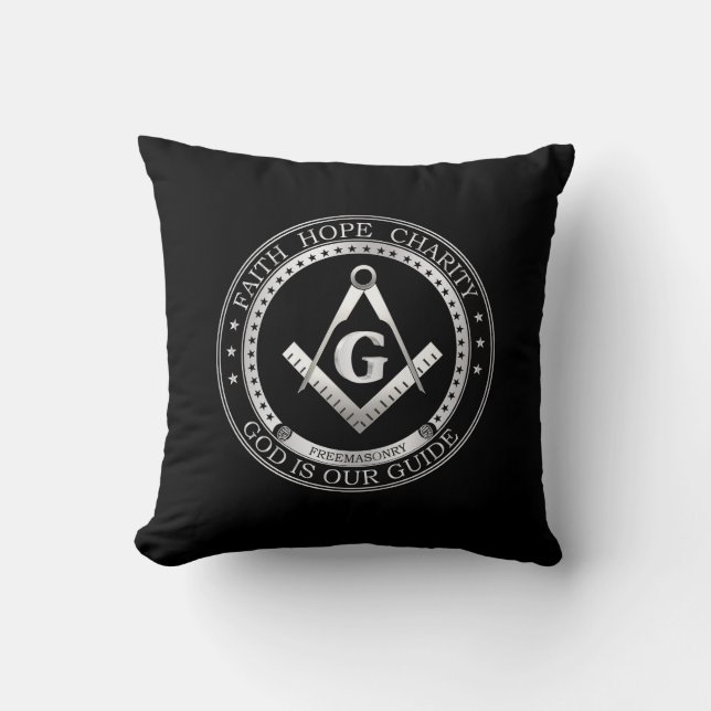 Coussin Symbole franc-maçonnerie (Recto)