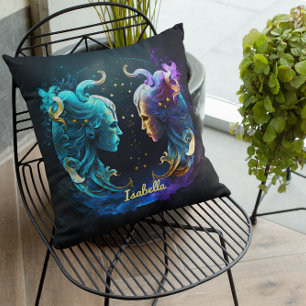 Coussin SYMBOLE GÉmeaux Zodiaque Horoscope Personnalisé Im