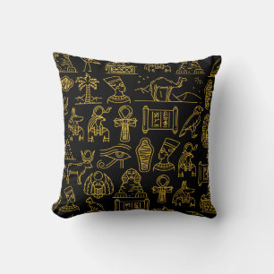 Coussin SYMBOLE HIÉROglyphique égyptien Motif