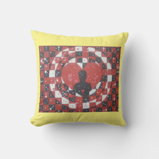 Coussin Symbole homme forme du coeur conception d'image av