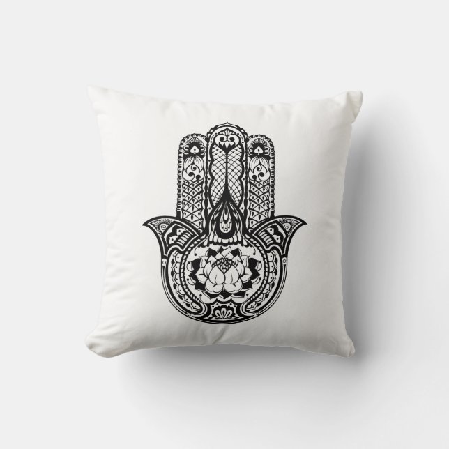 Coussin Symbole inspiré de Hamsa (Recto)