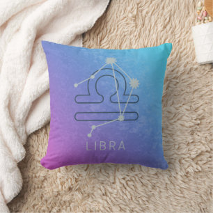 Coussin Symbole Libra Zodiac Star Horoscope Constellation
