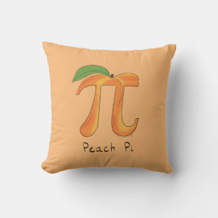 Coussin Symbole Peach Pi Enseignant Math