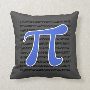 Coussin Symbole Royal Blue Pi