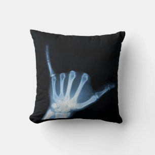 Coussin SYMBOLE Shaka X-Ray (Perdre la main)