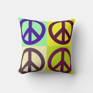 Coussin Symbole Symbole Pop Art Peace
