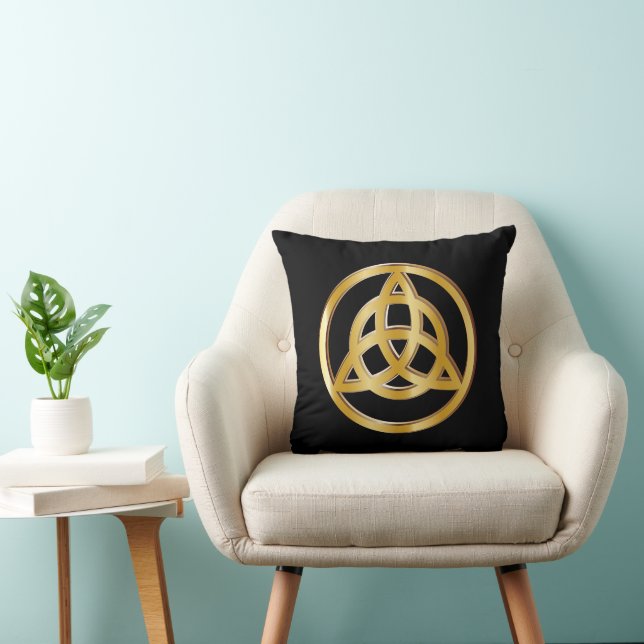 Coussin Symbole Triquetra (Chaise)