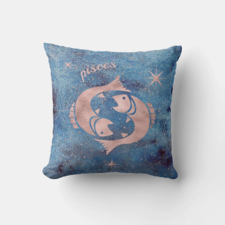 Coussin Symbole zodiaque Pisces Jeter l'oreiller