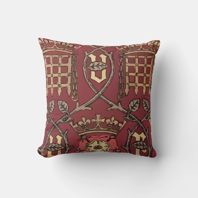 Coussin Symboles britanniques (Recto)