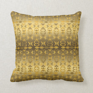 Coussin Symboles ethniques d'Adinkra d'Africain